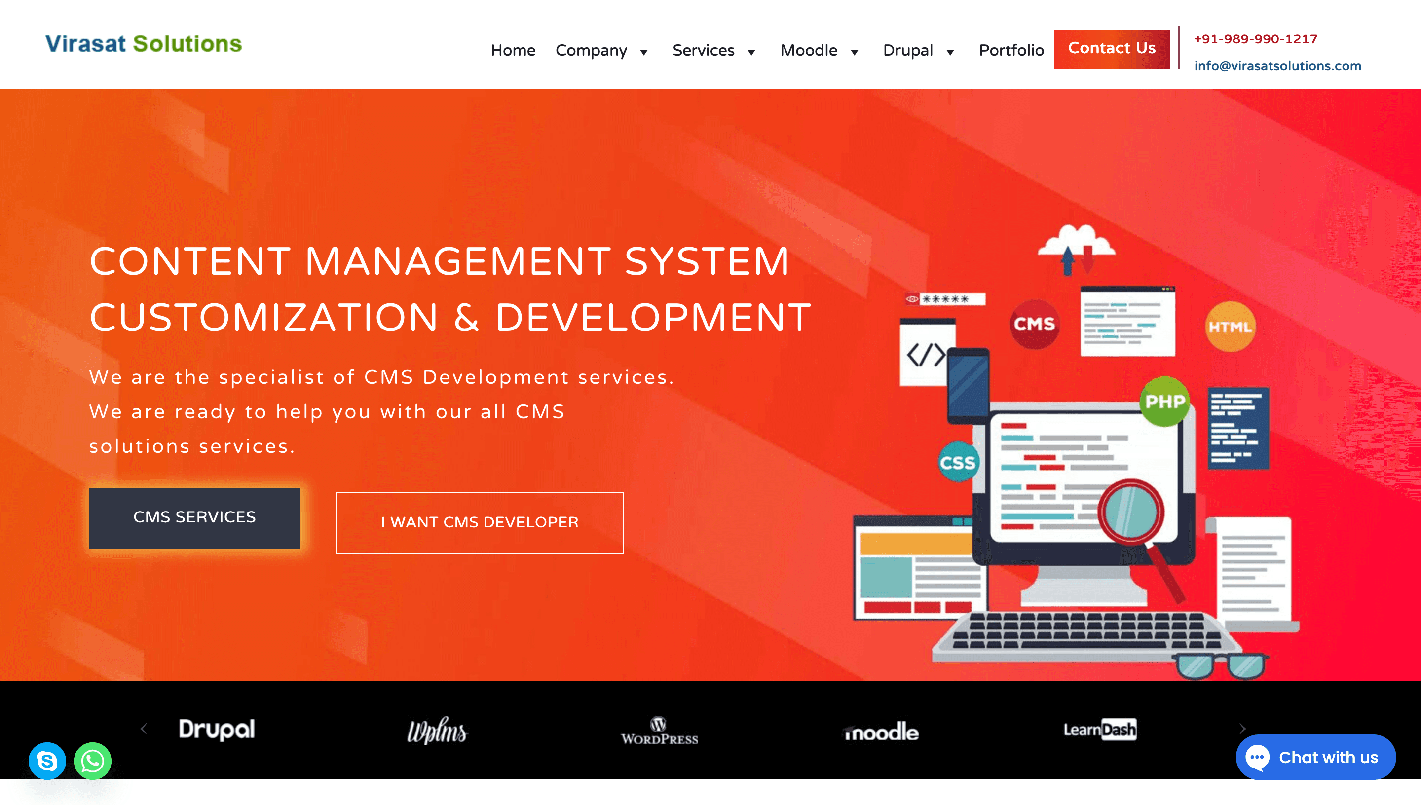 Website for Information Technology (IT) Services & Consulting